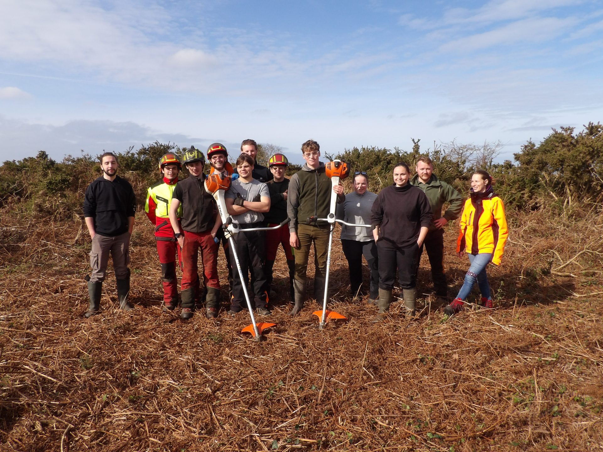 Les étudiants de la MFR de Loudéac au chevet des landes du Cap Fréhel